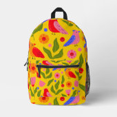 Sac À Dos Imprimé Joyeux oiseaux se rassemblent joyeux (Recto)