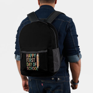 Sac À Dos Imprimé Joyeux premier jour de rentrée scolaire