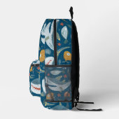 Sac À Dos Imprimé Joyeux requin bleu enfants (Droite)