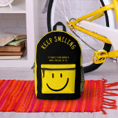 Sac À Dos Imprimé Joyeux sourire jaune