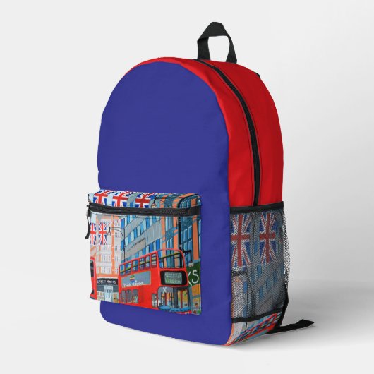 Sac À Dos Imprimé Jubilé de la Reine Angleterre (Coin arrière droit)