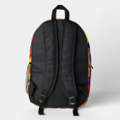 Sac À Dos Imprimé Kandinsky Farbstudie Quadrates Cercles Art (Verso)