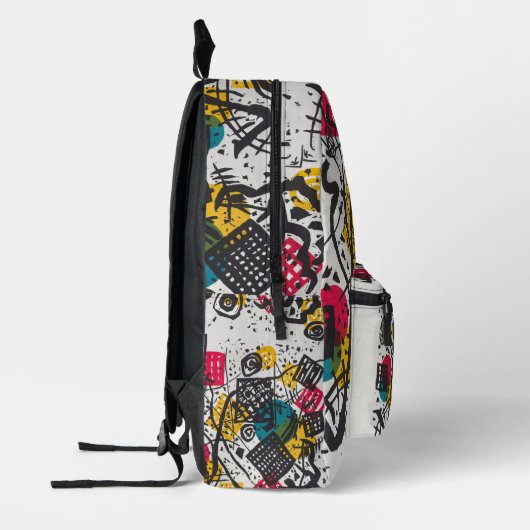 Sac À Dos Imprimé Kandinsky Small Worlds V Classic Abstrait (Gauche)