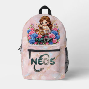 Sac À Dos Imprimé Kawaii Zodiac Neos Balance