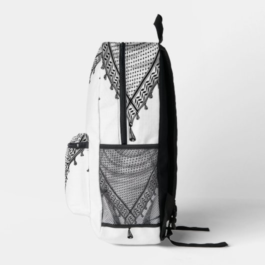 Sac À Dos Imprimé Keffiyeh Écharpe palestinienne tissu traditionnel (Droite)