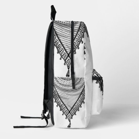Sac À Dos Imprimé Keffiyeh Écharpe palestinienne tissu traditionnel (Gauche)
