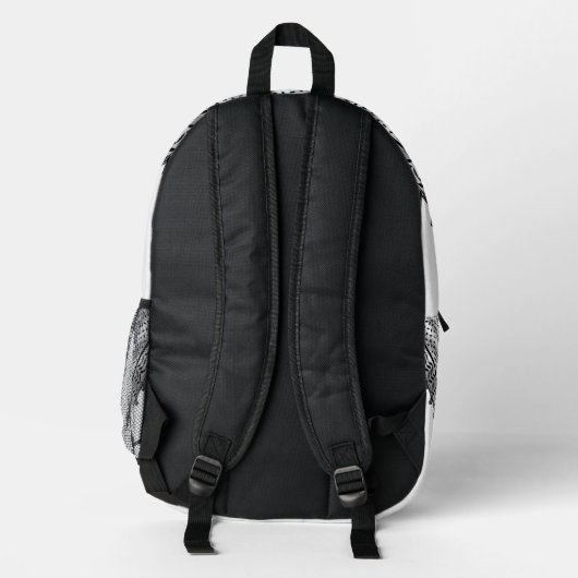 Sac À Dos Imprimé Keffiyeh Écharpe palestinienne tissu traditionnel (Verso)