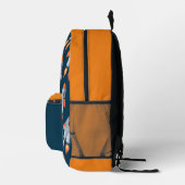 Sac À Dos Imprimé Kids Outer Space Rocket Monogramme (Droite)
