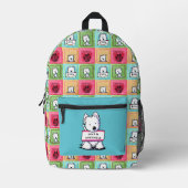 Sac à dos imprimé KiniArt Vital Signs Westie (Recto)