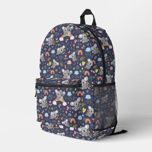 Sac À Dos Imprimé Koala Rainbow Love Motif (Coin arrière droit)