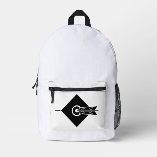 Sac À Dos Imprimé La flèche a atteint la cible (Recto)