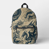 Sac À Dos Imprimé La guerre des dragons (Recto)