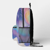 Sac À Dos Imprimé La licorne blanche éclaire la Parties scintillant  (Droite)