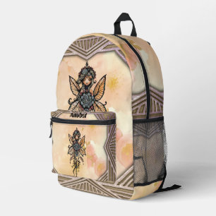 Sac À Dos Imprimé La mélodie de la nature, la danse de la fée des fl