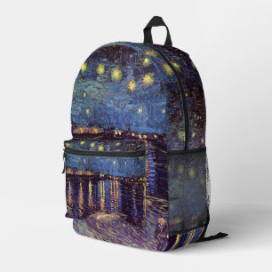 Sac À Dos Imprimé La Nuit étoilée sur le Rhône de Vincent van Gogh