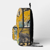 Sac À Dos Imprimé Laboratoire noir (Droite)