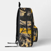 Sac À Dos Imprimé Laboratoire noir (Gauche)