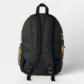 Sac À Dos Imprimé Laboratoire noir (Verso)