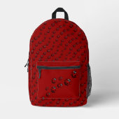 Sac À Dos Imprimé Ladybug Backpack Ladybird School Bags Customize (Recto)