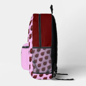 Sac À Dos Imprimé Ladybug scintille rouge motif rose nom personnalis (Droite)