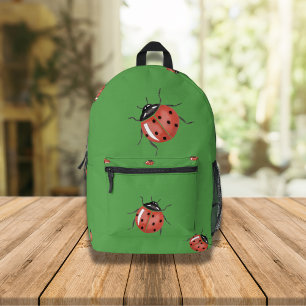 Sac À Dos Imprimé Ladybug sur vert