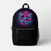 Sac À Dos Imprimé L'amour de la Saint Valentin fait mal au coeur de  (Recto)