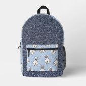 Sac À Dos Imprimé Lapin (Recto)