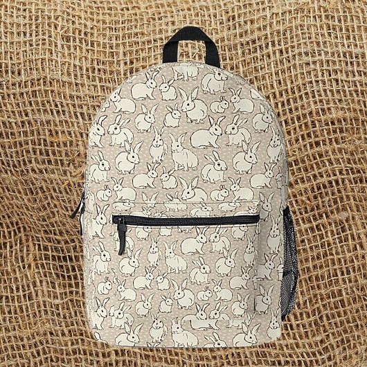 Sac À Dos Imprimé Lapin Céleste lapins Bonanza - Pâques motifs.