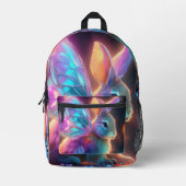 Sac À Dos Imprimé Lapin Crystal (Recto)