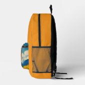 Sac À Dos Imprimé Lapin de printemps étoilé  (Droite)