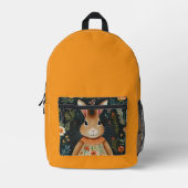 Sac À Dos Imprimé Lapin Magique de Printemps (Recto)