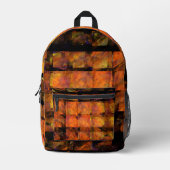 Sac À Dos Imprimé L'art Abstrait au mur (Recto)