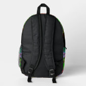 Sac À Dos Imprimé L'art Abstrait du Carnaval (Verso)