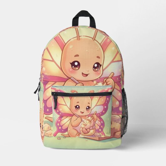 Sac À Dos Imprimé L'artiste du nectar (Recto)