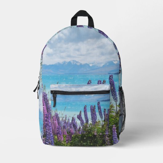 Sac À Dos Imprimé lavande sur le lac (Recto)