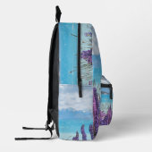 Sac À Dos Imprimé lavande sur le lac (Gauche)
