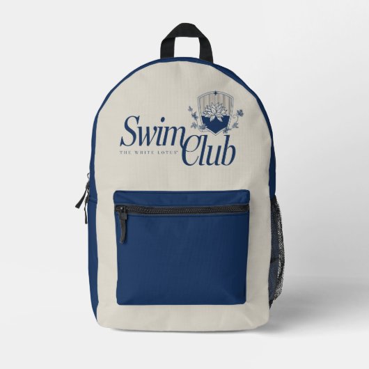 Sac À Dos Imprimé Le Club de natation White Lotus (Recto)