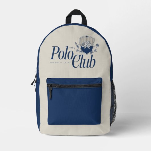 Sac À Dos Imprimé Le Club White Lotus Polo (Recto)