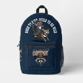 Sac À Dos Imprimé Le cowboy bestiole (mode Nuit) | (Recto)