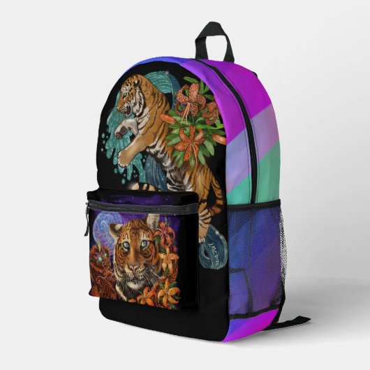 Sac À Dos Imprimé Le destin dans les étoiles Tigres (Coin arrière droit)