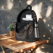 Sac À Dos Imprimé Le kaki crocodylus porosus mandala