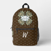 Sac À Dos Imprimé Le Lotus (Recto)