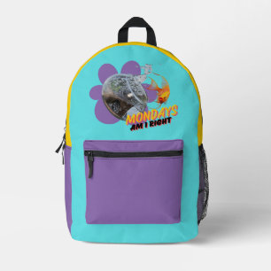 Sac À Dos Imprimé Le Lundi, N'Est-Ce Pas ?