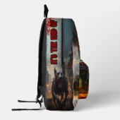 Sac À Dos Imprimé Le Monde à la mode (Gauche)