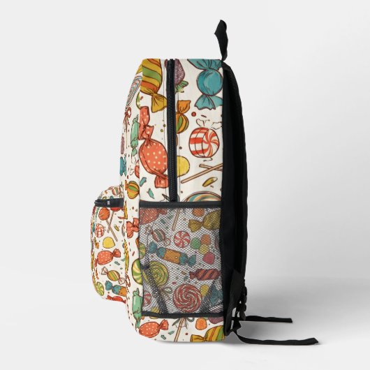 Sac À Dos Imprimé Le monde des bonbons. (Droite)