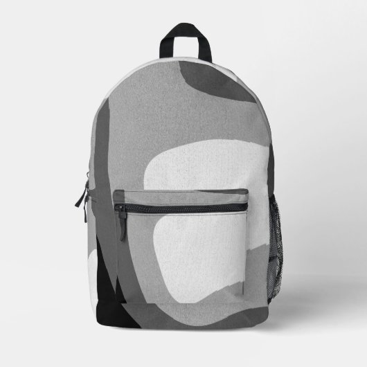 Sac À Dos Imprimé Le monde est gris (Recto)