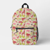 Sac À Dos Imprimé Le paradis de la jungle (Recto)