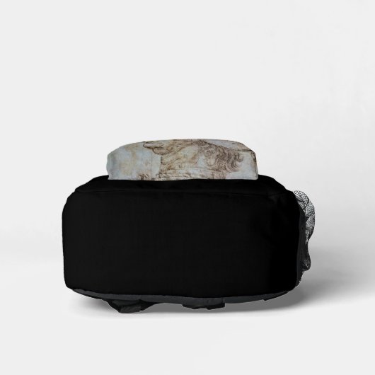 Sac À Dos Imprimé Leonardo's Helmeted Warrior  (Fond)