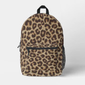 Sac à dos imprimé léopard (Recto)