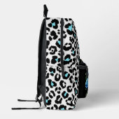 Sac À Dos Imprimé Leopard bleu (Gauche)